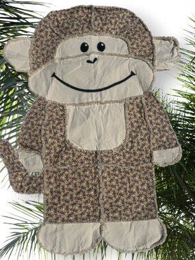 Handmade Monkey Shaped Rag Blanket